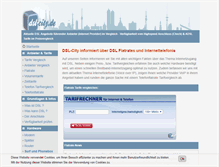 Tablet Screenshot of dsl-city.de
